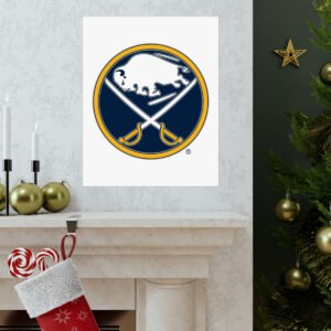 NHL Team Logos Buffalo Sabres Painting Bedroom Living Room Wall Art Décor Matte Vertical Posters