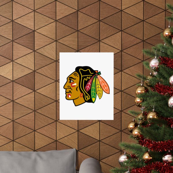 NHL Team Logos Chicago Blackhawks Painting Bedroom Living Room Wall Art Décor Matte Vertical Posters
