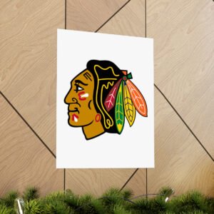 NHL Team Logos Chicago Blackhawks Painting Bedroom Living Room Wall Art Décor Matte Vertical Posters