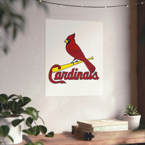 MLB Team Logos St. Louis Cardinals Painting Bedroom Living Room Wall Art Décor Matte Vertical Posters