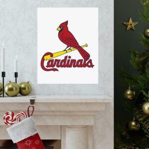 MLB Team Logos St. Louis Cardinals Painting Bedroom Living Room Wall Art Décor Matte Vertical Posters