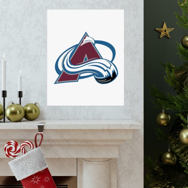NHL Team Logos Colorado Avalanche Painting Bedroom Living Room Wall Art Décor Matte Vertical Posters