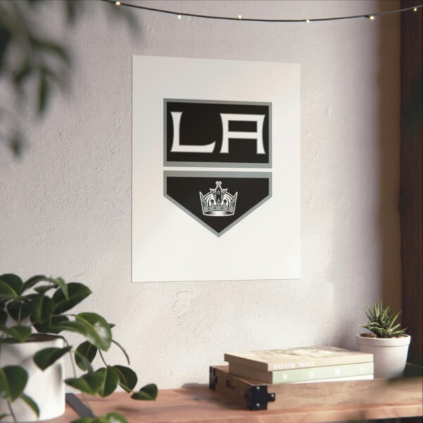 NHL Team Logos Los Angeles Kings Painting Bedroom Living Room Wall Art Décor Matte Vertical Posters