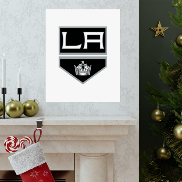 NHL Team Logos Los Angeles Kings Painting Bedroom Living Room Wall Art Décor Matte Vertical Posters