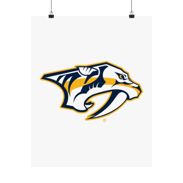 NHL Team Logos Nashville Predators Painting Bedroom Living Room Wall Art Décor Matte Vertical Posters