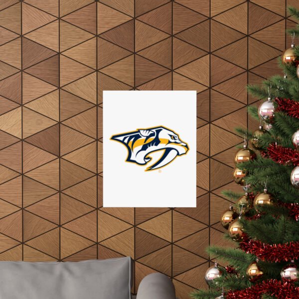 NHL Team Logos Nashville Predators Painting Bedroom Living Room Wall Art Décor Matte Vertical Posters