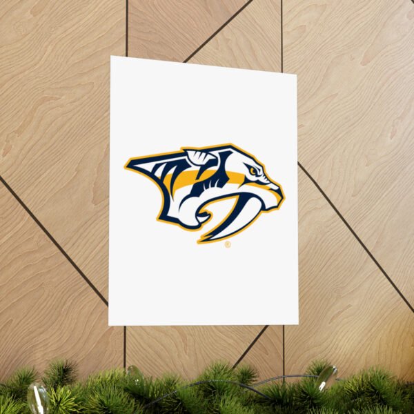 NHL Team Logos Nashville Predators Painting Bedroom Living Room Wall Art Décor Matte Vertical Posters