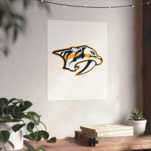 NHL Team Logos Nashville Predators Painting Bedroom Living Room Wall Art Décor Matte Vertical Posters