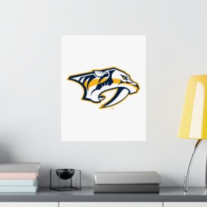 NHL Team Logos Nashville Predators Painting Bedroom Living Room Wall Art Décor Matte Vertical Posters