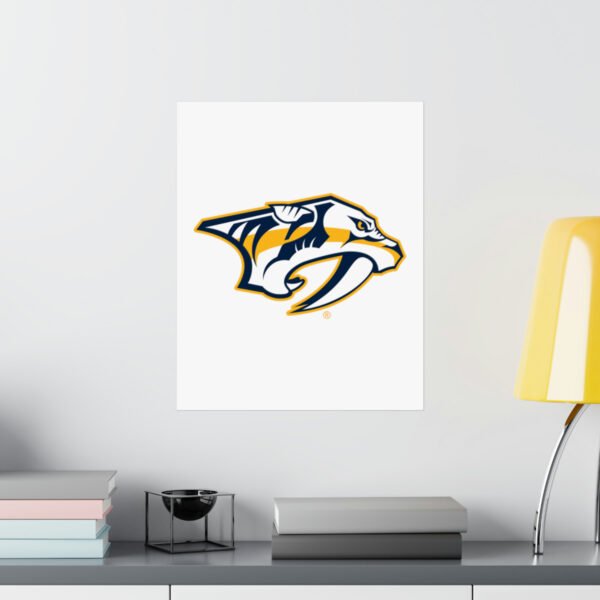NHL Team Logos Nashville Predators Painting Bedroom Living Room Wall Art Décor Matte Vertical Posters