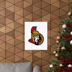 NHL Team Logos Ottawa Senators Painting Bedroom Living Room Wall Art Décor Matte Vertical Posters
