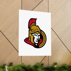 NHL Team Logos Ottawa Senators Painting Bedroom Living Room Wall Art Décor Matte Vertical Posters