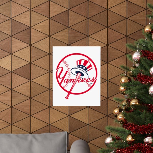 MLB Team Logos New York Yankees Painting Bedroom Living Room Wall Art Décor Matte Vertical Posters