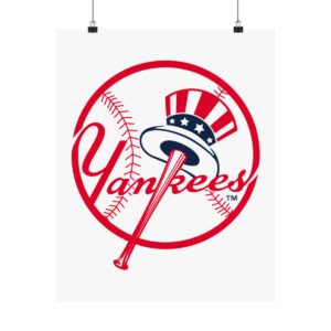 MLB Team Logos New York Yankees Painting Bedroom Living Room Wall Art Décor Matte Vertical Posters