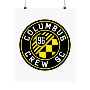 MLS Team Logos Columbus Crew Painting Bedroom Living Room Wall Art Décor Matte Vertical Posters