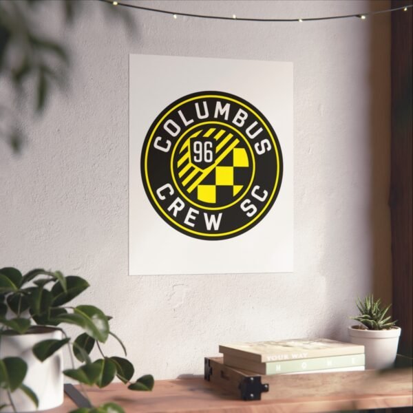 MLS Team Logos Columbus Crew Painting Bedroom Living Room Wall Art Décor Matte Vertical Posters