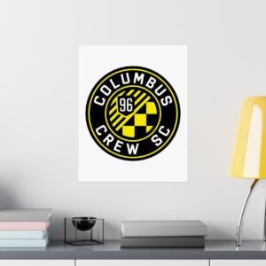 MLS Team Logos Columbus Crew Painting Bedroom Living Room Wall Art Décor Matte Vertical Posters