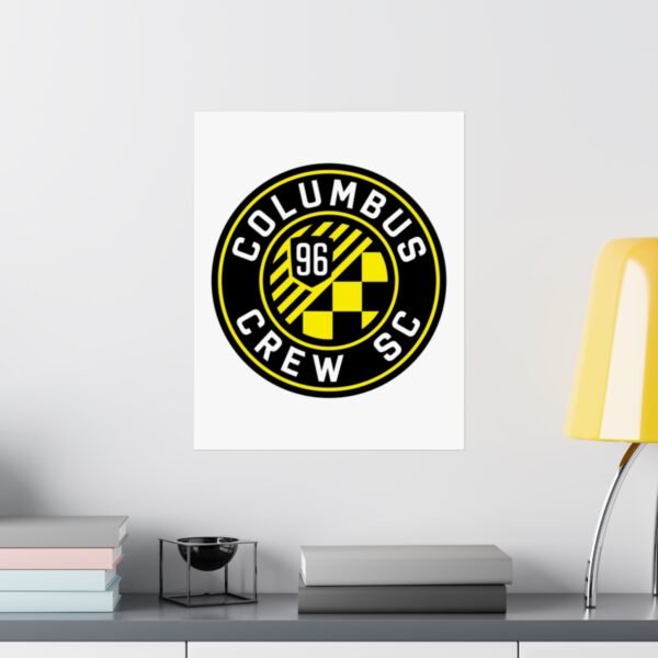 MLS Team Logos Columbus Crew Painting Bedroom Living Room Wall Art Décor Matte Vertical Posters