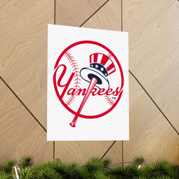 MLB Team Logos New York Yankees Painting Bedroom Living Room Wall Art Décor Matte Vertical Posters