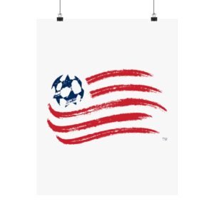 MLS Team Logos New England Revolution Painting Bedroom Living Room Wall Art Décor Matte Vertical Posters