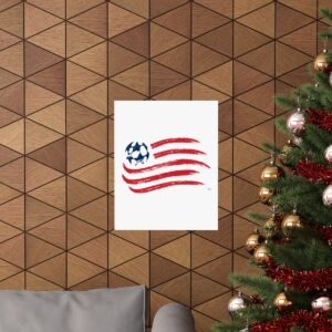 MLS Team Logos New England Revolution Painting Bedroom Living Room Wall Art Décor Matte Vertical Posters