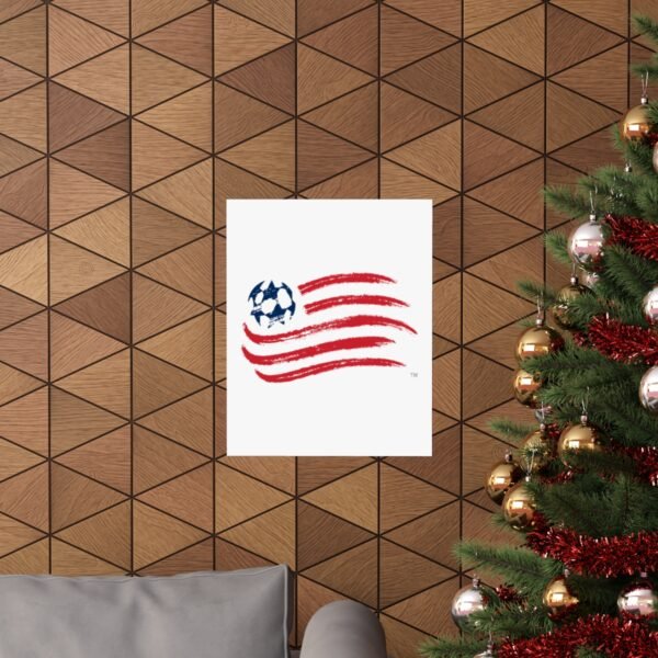 MLS Team Logos New England Revolution Painting Bedroom Living Room Wall Art Décor Matte Vertical Posters