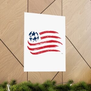 MLS Team Logos New England Revolution Painting Bedroom Living Room Wall Art Décor Matte Vertical Posters
