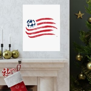 MLS Team Logos New England Revolution Painting Bedroom Living Room Wall Art Décor Matte Vertical Posters