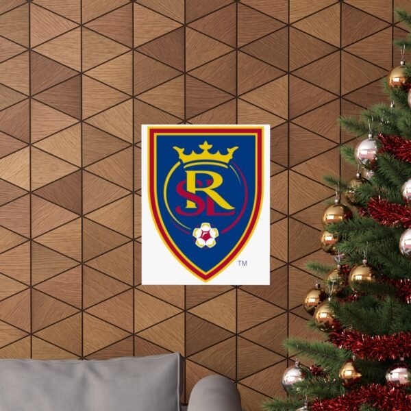 MLS Team Logos Real Salt Lake Painting Bedroom Living Room Wall Art Décor Matte Vertical Posters