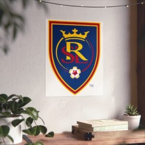 MLS Team Logos Real Salt Lake Painting Bedroom Living Room Wall Art Décor Matte Vertical Posters