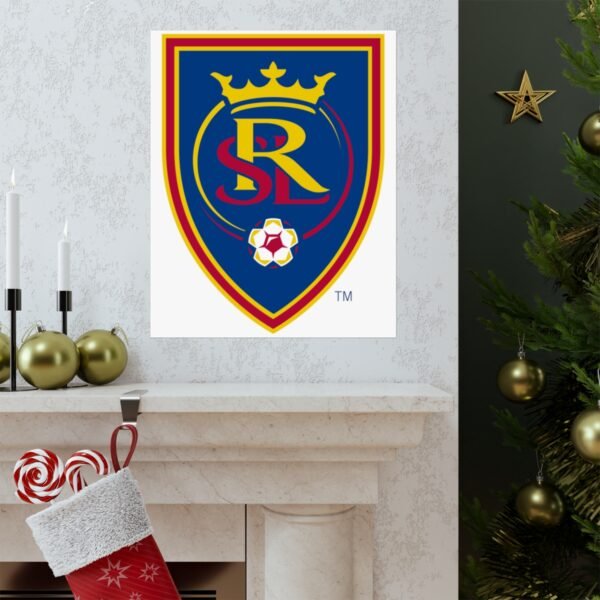 MLS Team Logos Real Salt Lake Painting Bedroom Living Room Wall Art Décor Matte Vertical Posters