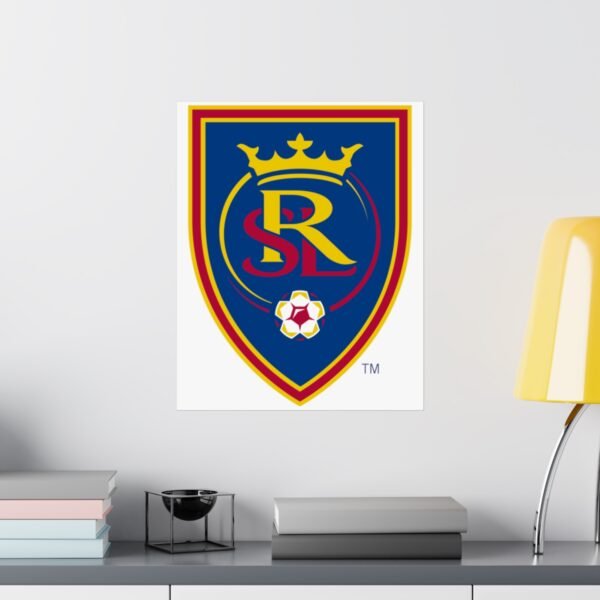 MLS Team Logos Real Salt Lake Painting Bedroom Living Room Wall Art Décor Matte Vertical Posters