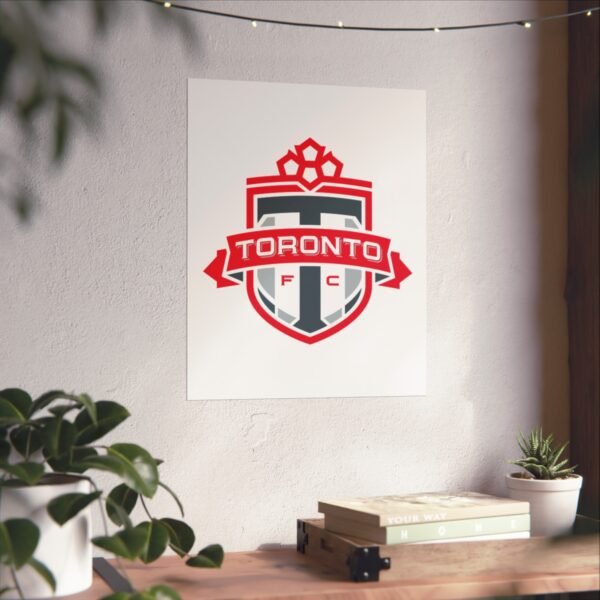 MLS Team Logos Toronto FC Painting Bedroom Living Room Wall Art Décor Matte Vertical Posters