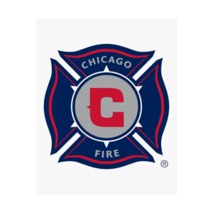 MLS Team Logos Chicago Fire FC Painting Bedroom Living Room Wall Art Décor Matte Vertical Posters