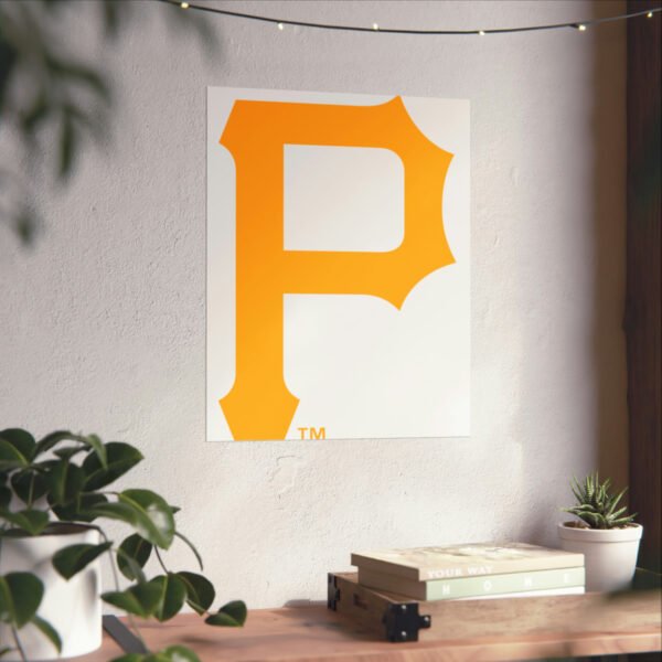MLB Team Logos Pittsburgh Pirates Painting Bedroom Living Room Wall Art Décor Matte Vertical Posters