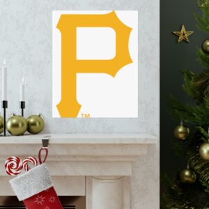 MLB Team Logos Pittsburgh Pirates Painting Bedroom Living Room Wall Art Décor Matte Vertical Posters