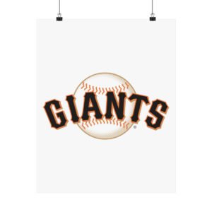 MLB Team Logos San Francisco Giants Painting Bedroom Living Room Wall Art Décor Matte Vertical Posters