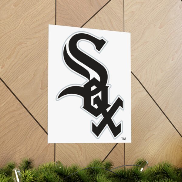 MLB Team Logos Chicago White Sox Painting Bedroom Living Room Wall Art Décor Matte Vertical Posters