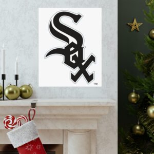 MLB Team Logos Chicago White Sox Painting Bedroom Living Room Wall Art Décor Matte Vertical Posters