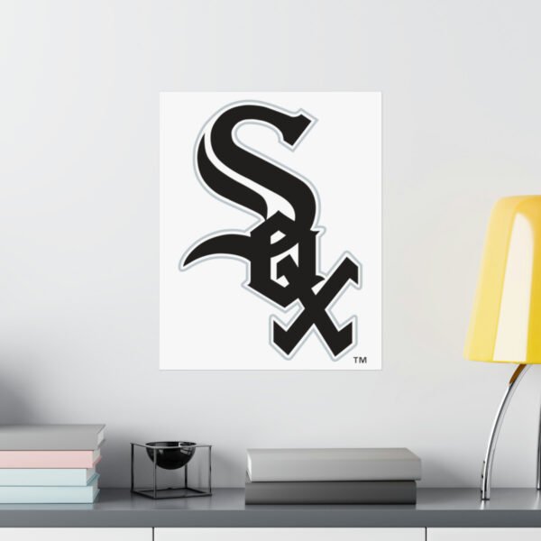MLB Team Logos Chicago White Sox Painting Bedroom Living Room Wall Art Décor Matte Vertical Posters