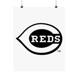 MLB Team Logos Cincinnati Reds Painting Bedroom Living Room Wall Art Décor Matte Vertical Posters
