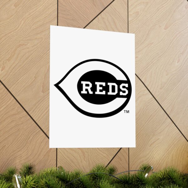 MLB Team Logos Cincinnati Reds Painting Bedroom Living Room Wall Art Décor Matte Vertical Posters