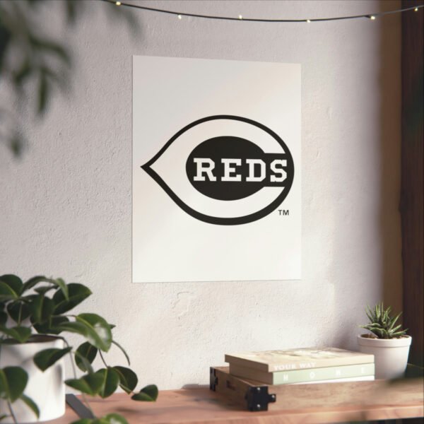 MLB Team Logos Cincinnati Reds Painting Bedroom Living Room Wall Art Décor Matte Vertical Posters