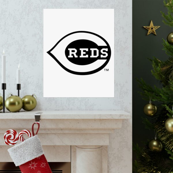 MLB Team Logos Cincinnati Reds Painting Bedroom Living Room Wall Art Décor Matte Vertical Posters
