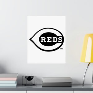 MLB Team Logos Cincinnati Reds Painting Bedroom Living Room Wall Art Décor Matte Vertical Posters