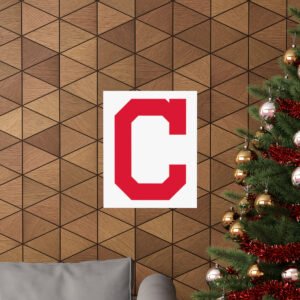 MLB Team Logos Cleveland Guardians Painting Bedroom Living Room Wall Art Décor Matte Vertical Posters