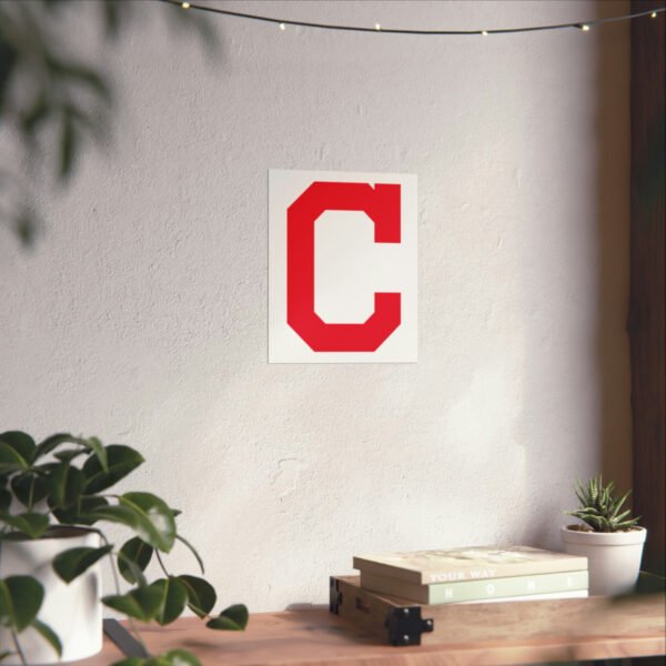 MLB Team Logos Cleveland Guardians Painting Bedroom Living Room Wall Art Décor Matte Vertical Posters