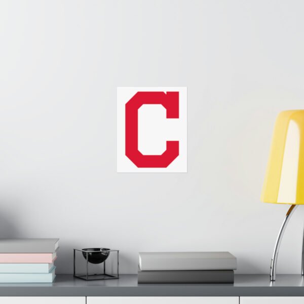 MLB Team Logos Cleveland Guardians Painting Bedroom Living Room Wall Art Décor Matte Vertical Posters