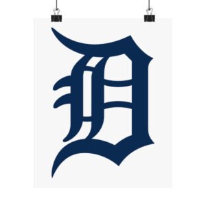 MLB Team Logos Detroit Tigers Painting Bedroom Living Room Wall Art Décor Matte Vertical Posters