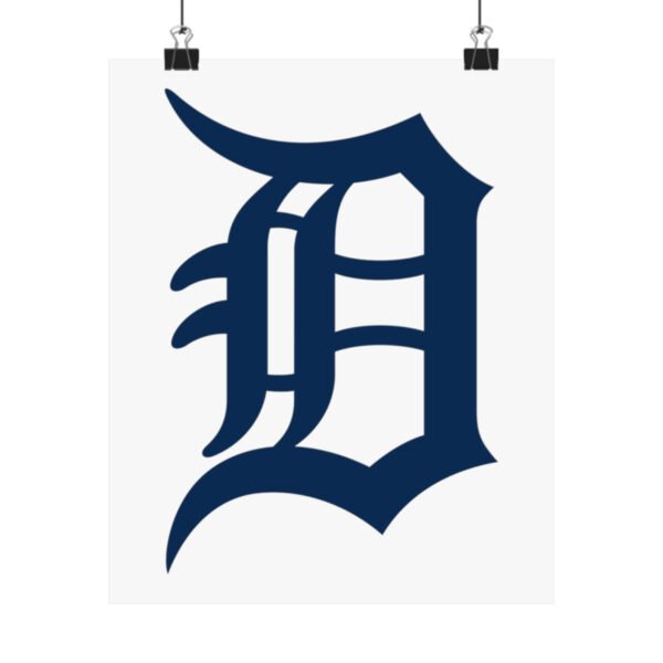 MLB Team Logos Detroit Tigers Painting Bedroom Living Room Wall Art Décor Matte Vertical Posters